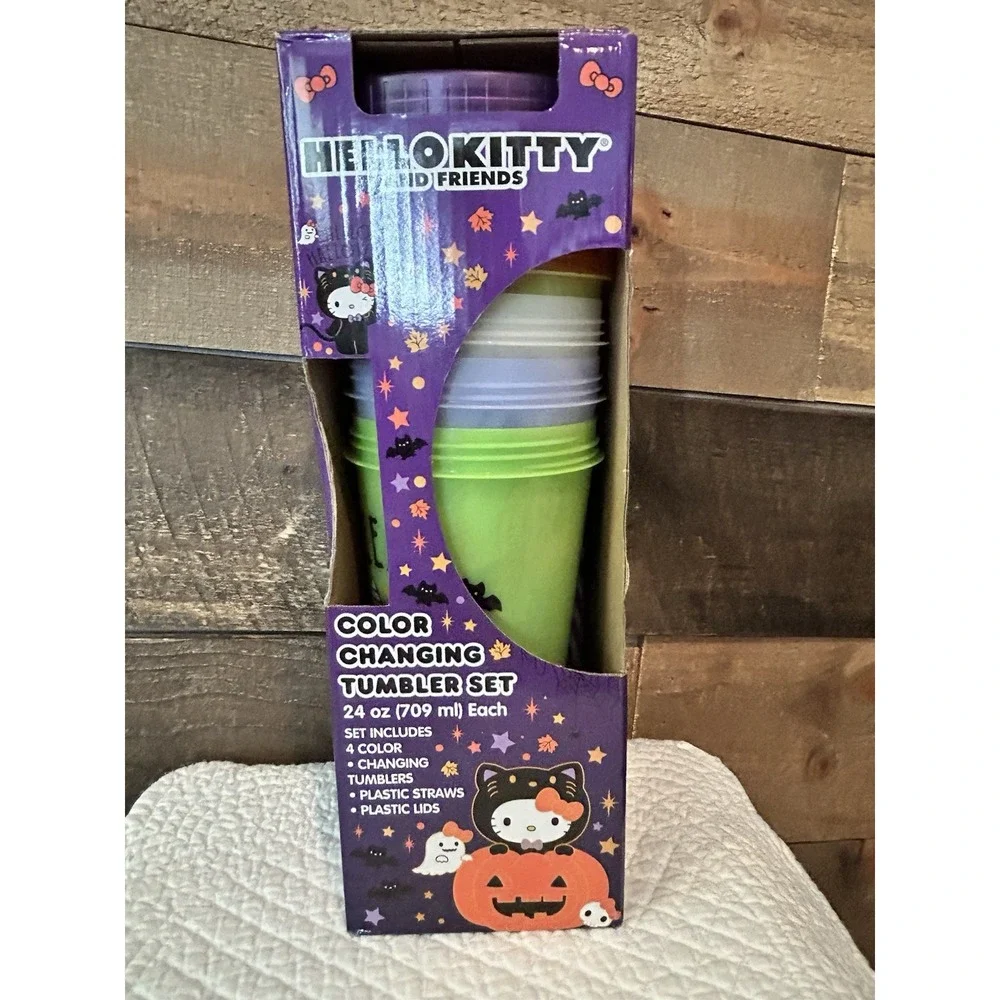 Hello Kitty and Friends Halloween Color Changing‎ Tumbler Set (24 oz)